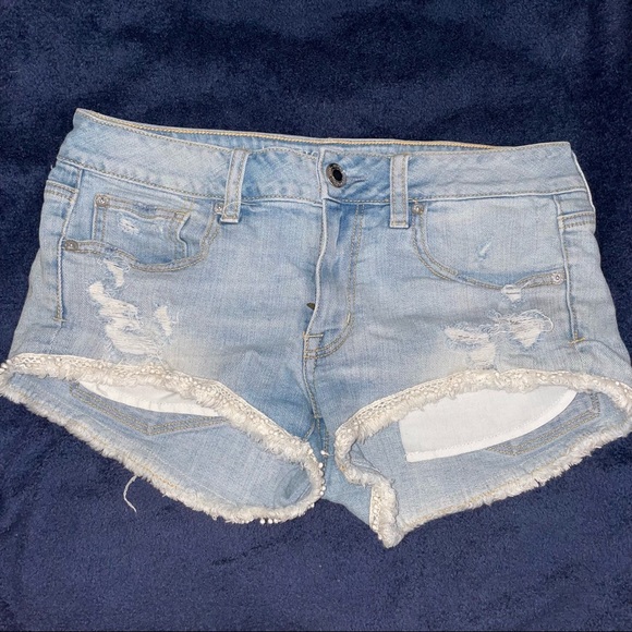 AMERICAN EAGLE jean short - size 6 - Free Shipping! - Picture 1 of 4